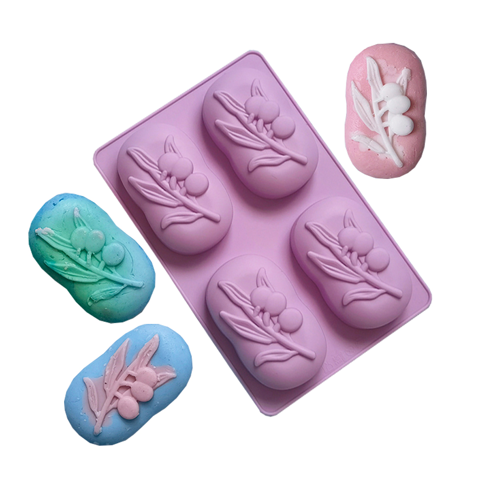 Soap Making Unit - Moule à savon ovale en Silicone,