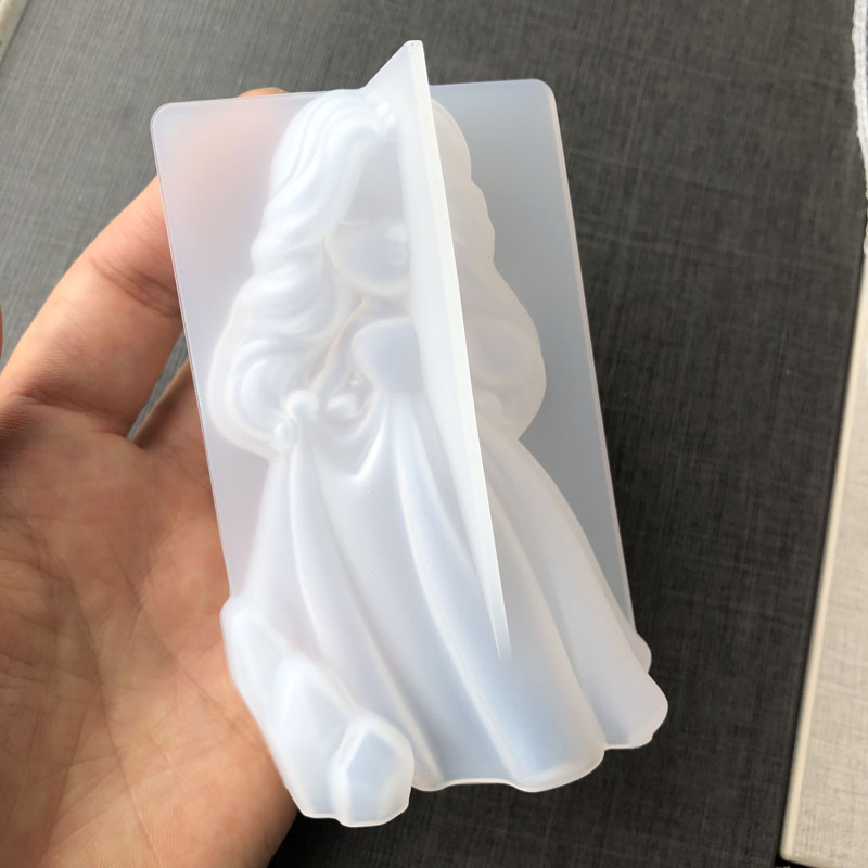 Moule à bougie princesse 3D en - Soap Making Silicone Molds avis et prix