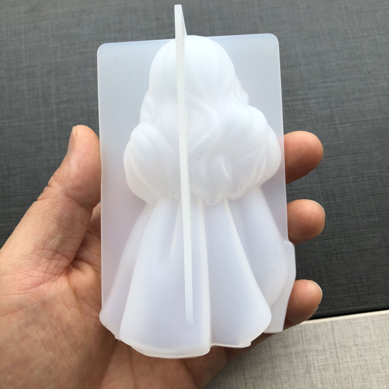 Moule à bougie princesse 3D en - Soap Making Silicone Molds avis et prix