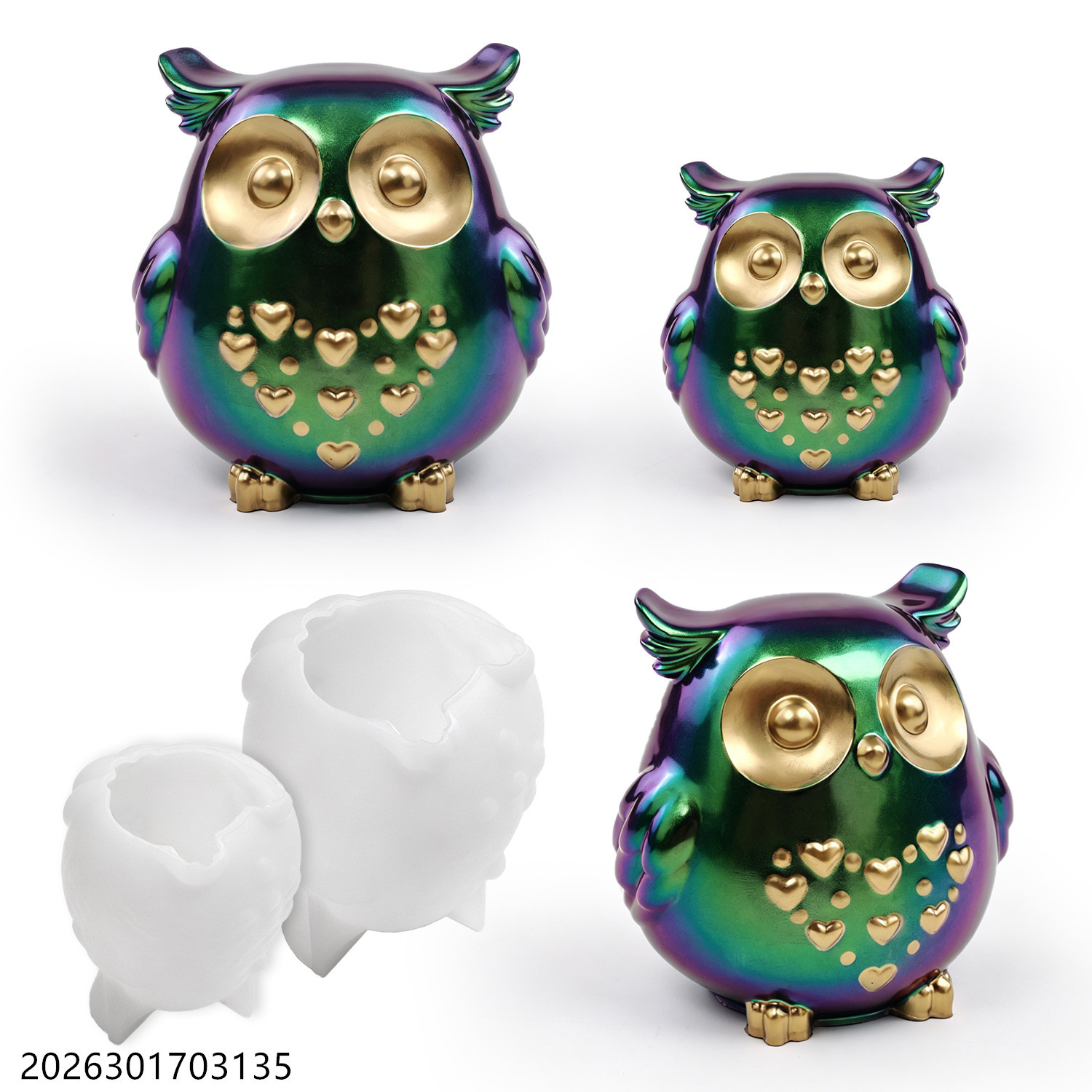 Moule en silicone Hibou 3D en  - Soap Making Silicone Molds avis et prix